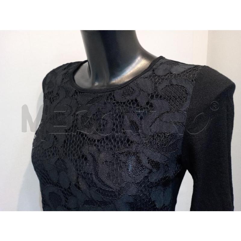 CAMICIA DONNA PINKO NERA CON PIZZO DAVANTI | Mercatino dell'Usato Moncalieri bengasi 3