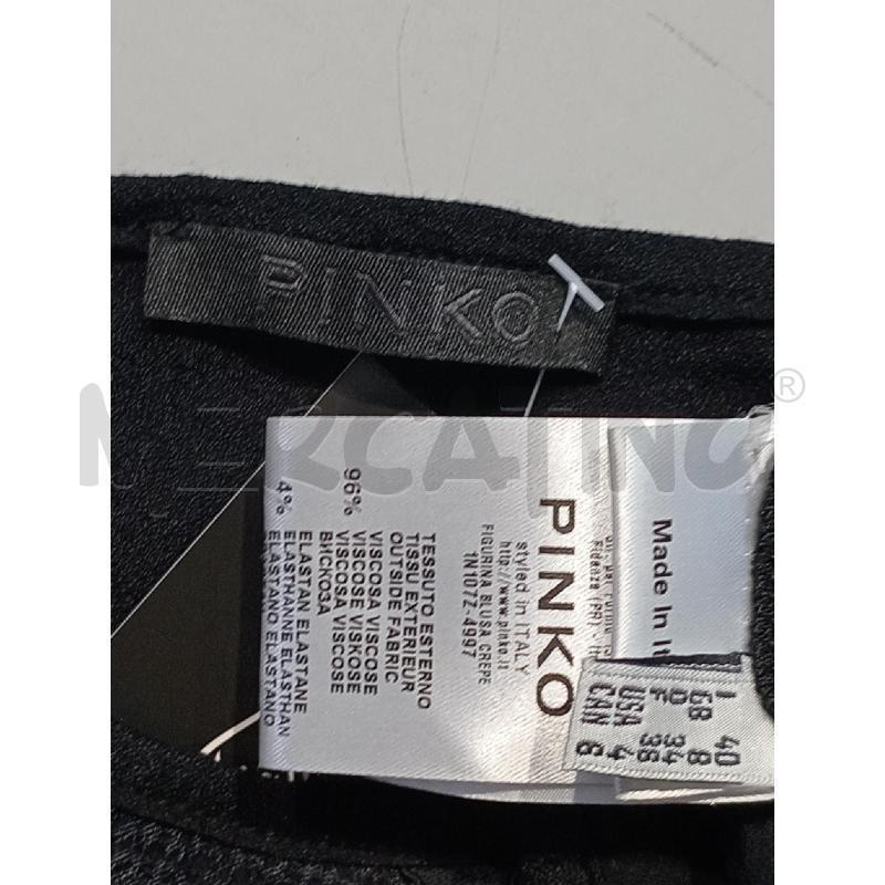 CAMICIA DONNA PINKO NERA CON PIZZO DAVANTI | Mercatino dell'Usato Moncalieri bengasi 5