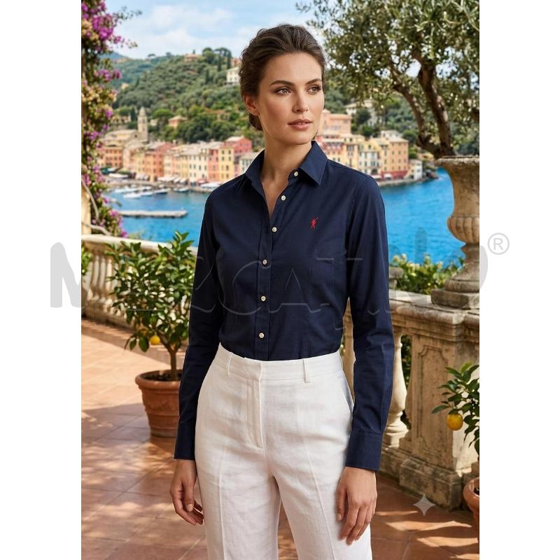 CAMICIA DONNA POLO CLUB BLU  | Mercatino dell'Usato Moncalieri bengasi 1