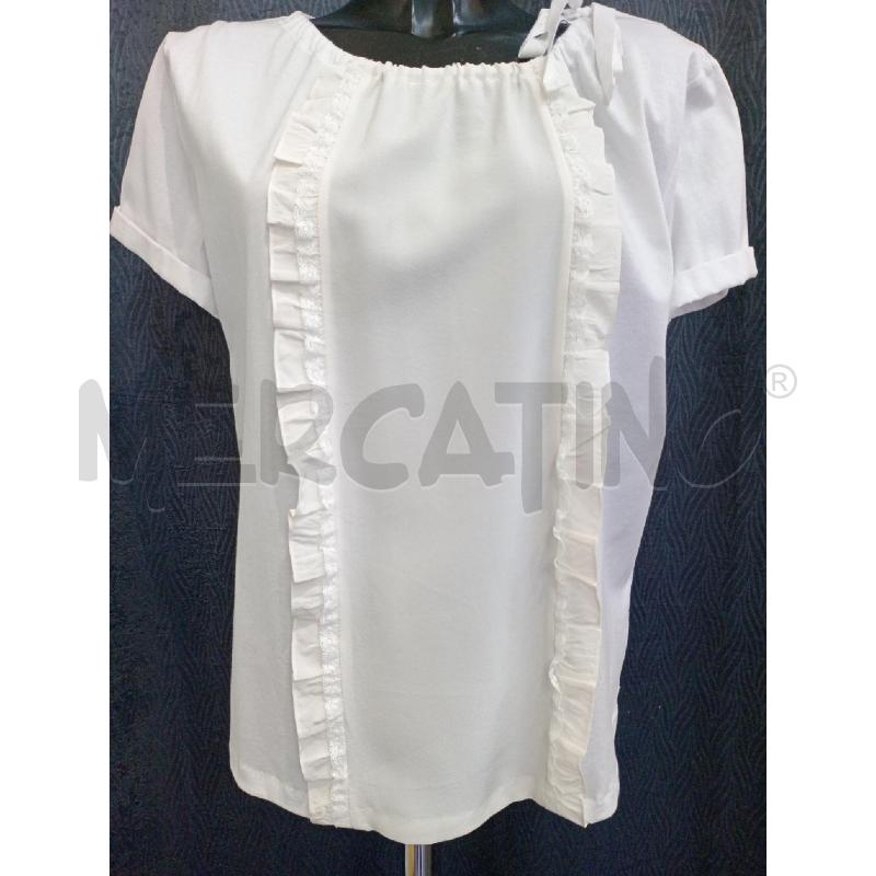CAMICIA DONNA PRADA BIANCA COTONE E SETA | Mercatino dell'Usato Moncalieri bengasi 1