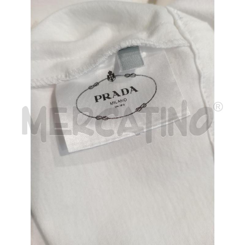 CAMICIA DONNA PRADA BIANCA COTONE E SETA | Mercatino dell'Usato Moncalieri bengasi 4