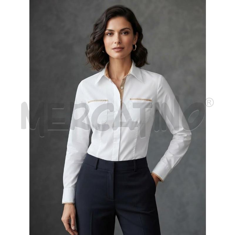 CAMICIA DONNA PRIMA CLASSE BIANCA | Mercatino dell'Usato Moncalieri bengasi 1