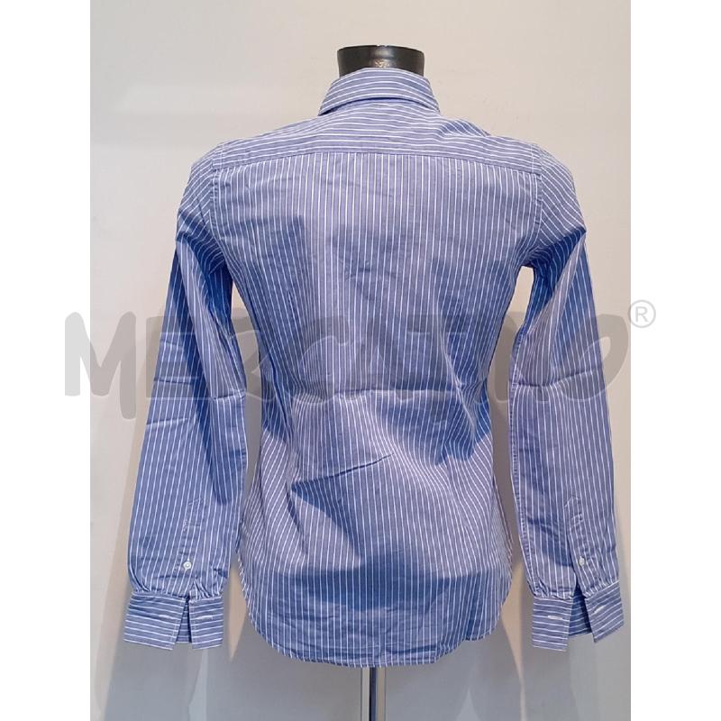 CAMICIA DONNA RALPH LAUREN BIANCO RIGHE AZZURRE | Mercatino dell'Usato Moncalieri bengasi 2