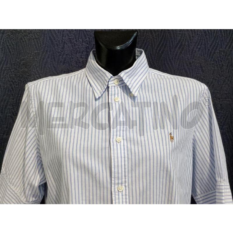 CAMICIA DONNA RALPH  LAUREN BIANCA RIGHE AZZURRA | Mercatino dell'Usato Moncalieri bengasi 4
