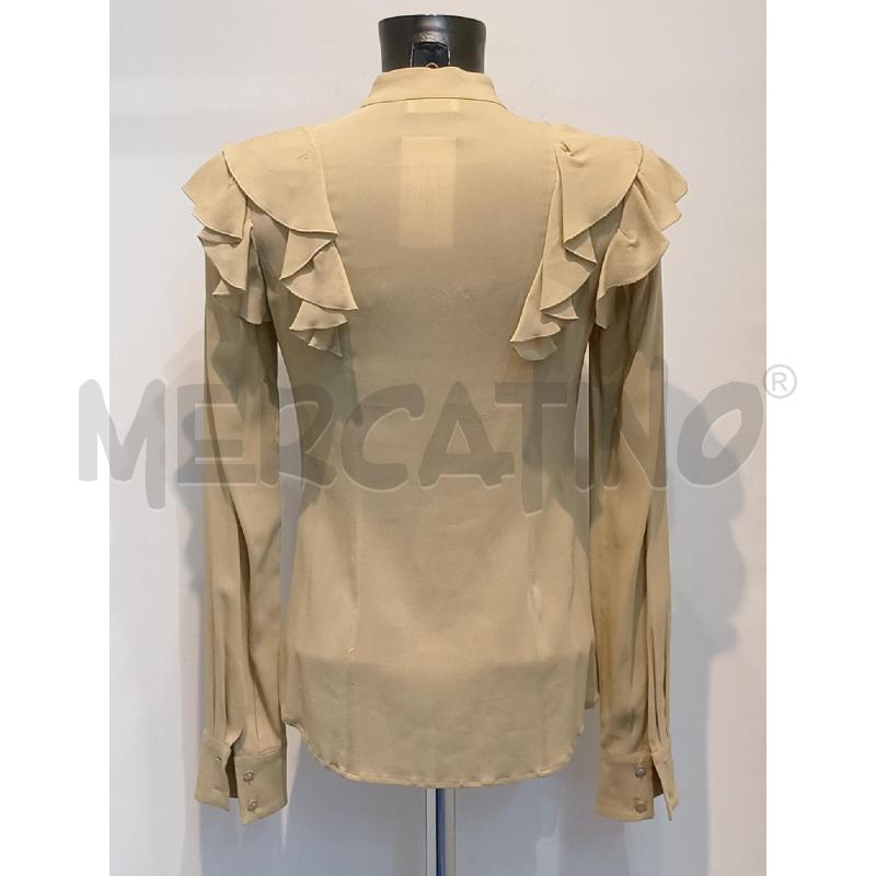 CAMICIA DONNA RED VALENTINO SABBIA CON VOILANT DAVANTI | Mercatino dell'Usato Moncalieri bengasi 2