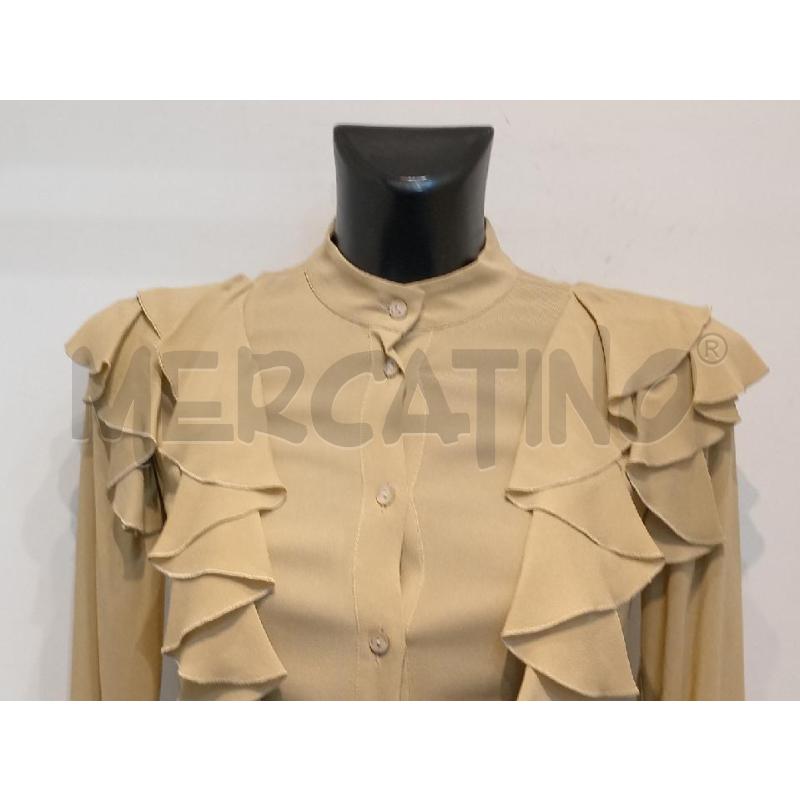 CAMICIA DONNA RED VALENTINO SABBIA CON VOILANT DAVANTI | Mercatino dell'Usato Moncalieri bengasi 4