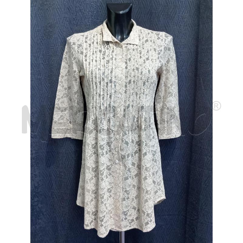 CAMICIA DONNA RENE PIER BEIGE PIZZO  | Mercatino dell'Usato Moncalieri bengasi 1