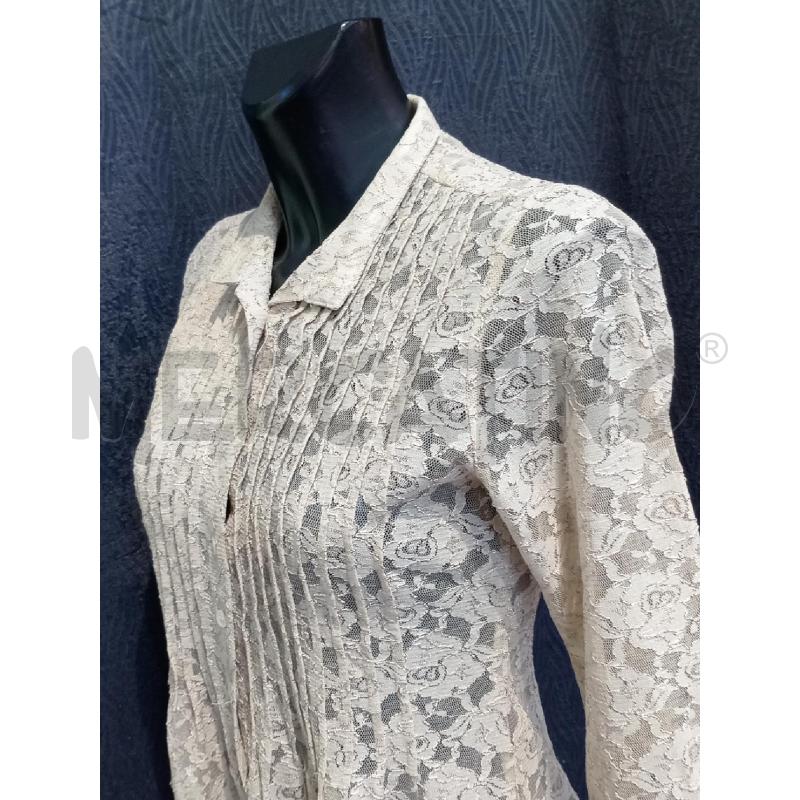 CAMICIA DONNA RENE PIER BEIGE PIZZO  | Mercatino dell'Usato Moncalieri bengasi 3