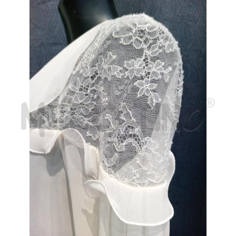 CAMICIA DONNA ROBERTO CAVALLI SETA BIANCA CON INSERTI PIZZO | Mercatino dell'Usato Moncalieri bengasi 3