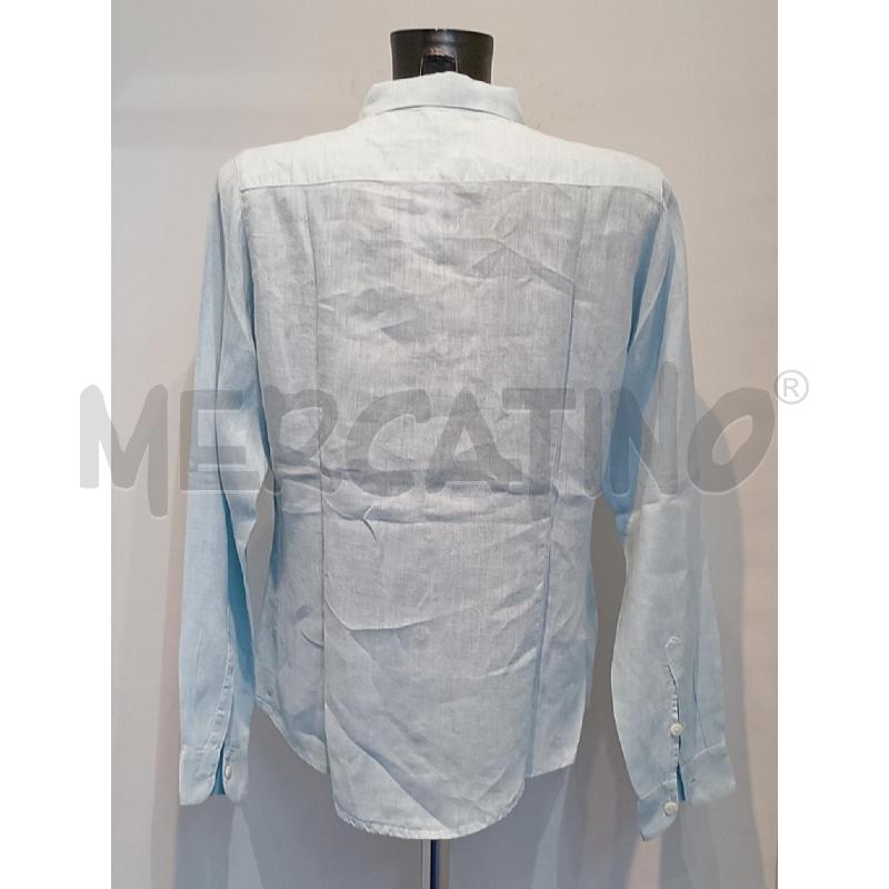 CAMICIA DONNA SAMAS AZZURRA LINO | Mercatino dell'Usato Moncalieri bengasi 2
