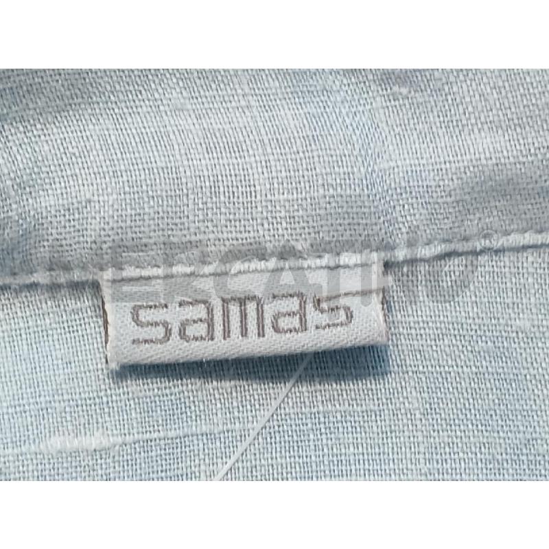 CAMICIA DONNA SAMAS AZZURRA LINO | Mercatino dell'Usato Moncalieri bengasi 4