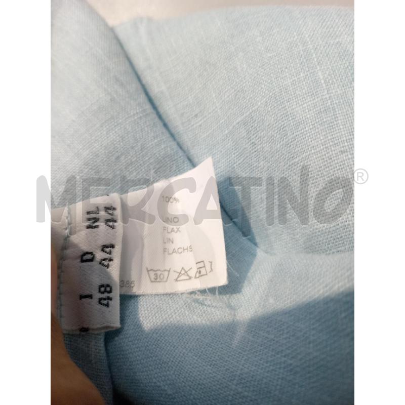 CAMICIA DONNA SAMAS AZZURRA LINO | Mercatino dell'Usato Moncalieri bengasi 5