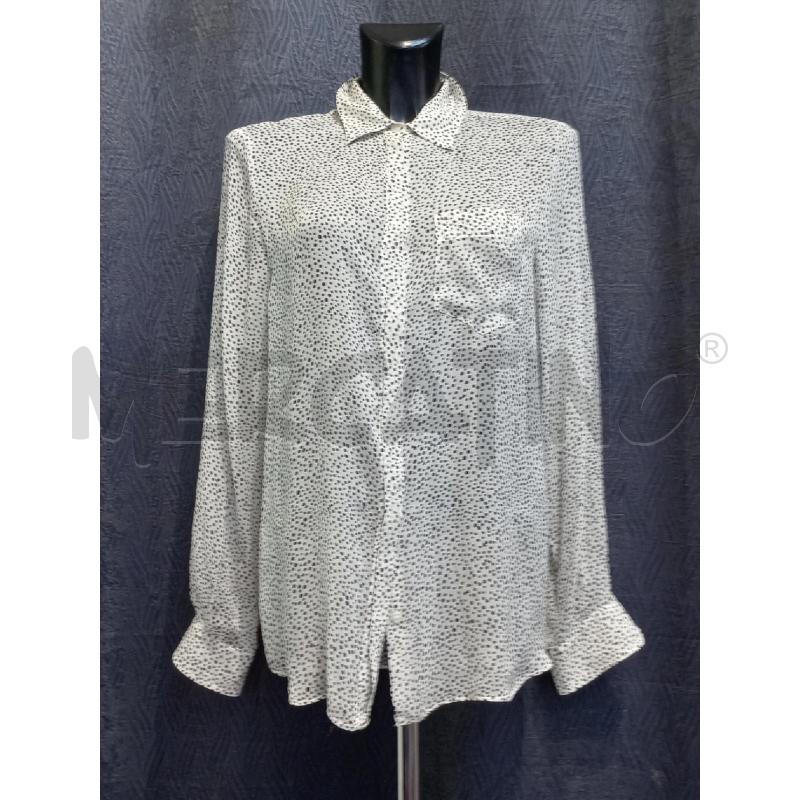 CAMICIA DONNA SPORTMAX BIANCO NERO POIS | Mercatino dell'Usato Moncalieri bengasi 1