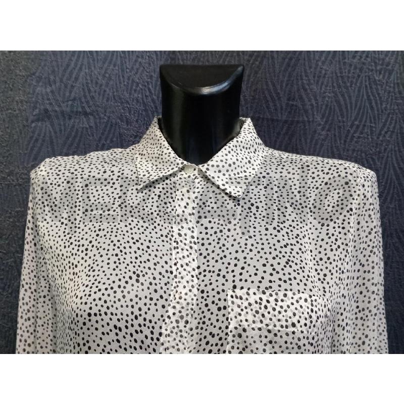 CAMICIA DONNA SPORTMAX BIANCO NERO POIS | Mercatino dell'Usato Moncalieri bengasi 3