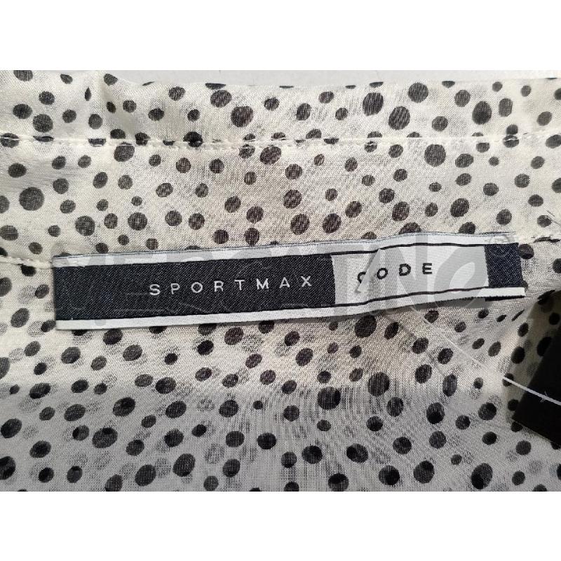 CAMICIA DONNA SPORTMAX BIANCO NERO POIS | Mercatino dell'Usato Moncalieri bengasi 5