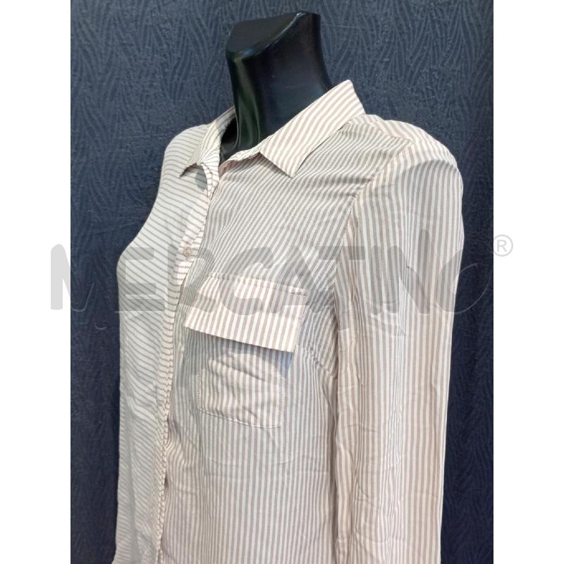 CAMICIA DONNA TER CARACTERE RIGHE BIANCO BEIGE | Mercatino dell'Usato Moncalieri bengasi 3
