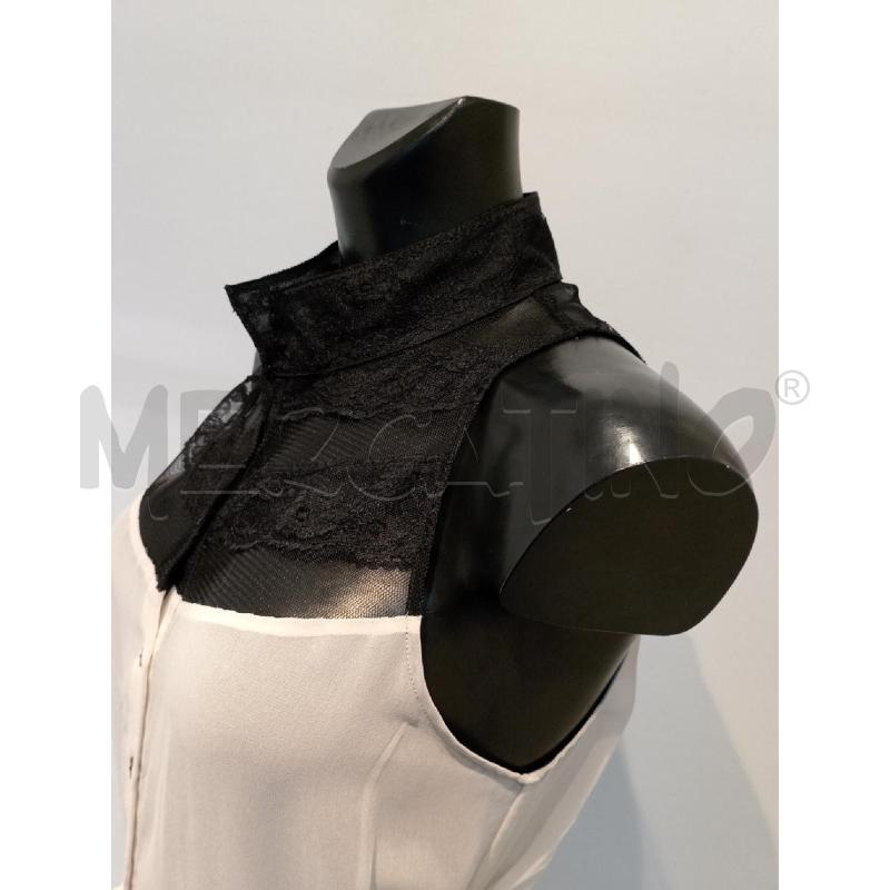 CAMICIA DONNA TWIN SET BEIGE NERO VOILE E PIZZO | Mercatino dell'Usato Moncalieri bengasi 4