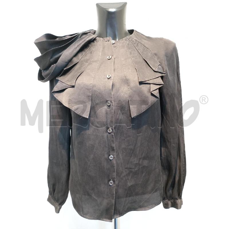 CAMICIA DONNA VICTOR & ROLF NERA CON PIEGHETTE DAVANTI | Mercatino dell'Usato Moncalieri bengasi 1