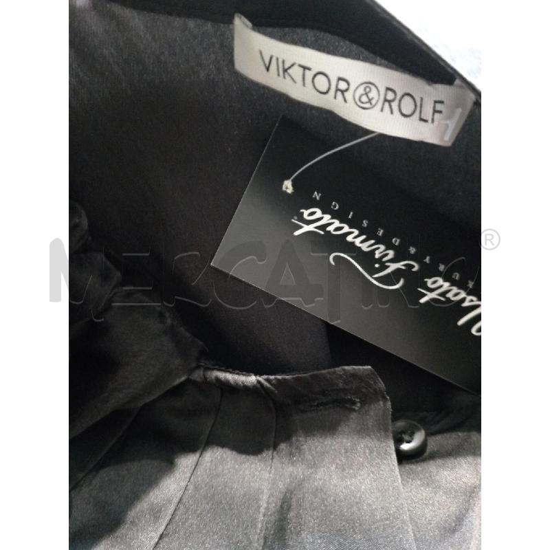 CAMICIA DONNA VICTOR & ROLF NERA CON PIEGHETTE DAVANTI | Mercatino dell'Usato Moncalieri bengasi 5