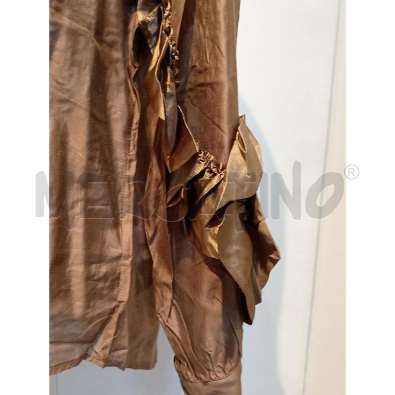 CAMICIA DONNA VINCEOTTO MARRONE MANICA VOILANT  | Mercatino dell'Usato Moncalieri bengasi 4