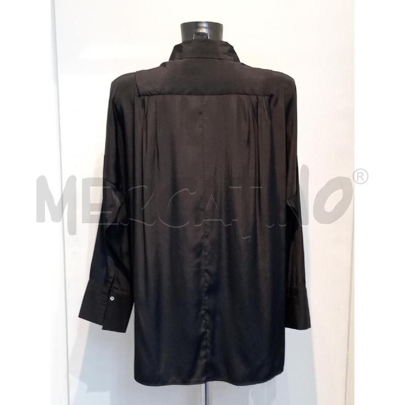 CAMICIA DONNA ZARA NERA CON FIORE LATERALE | Mercatino dell'Usato Moncalieri bengasi 2