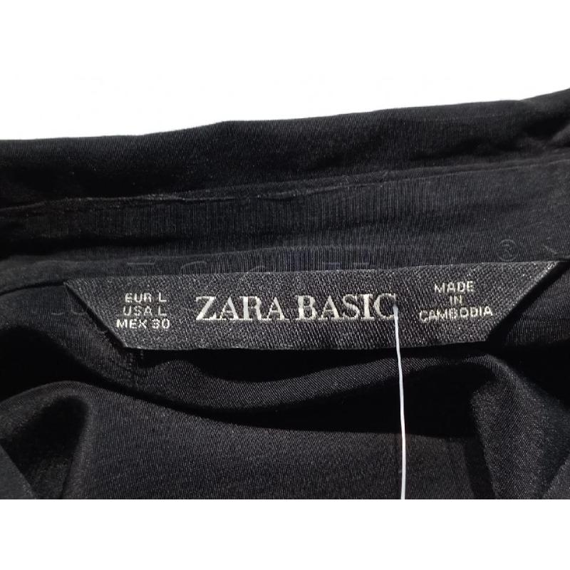 CAMICIA DONNA ZARA NERA CON FIORE LATERALE | Mercatino dell'Usato Moncalieri bengasi 5