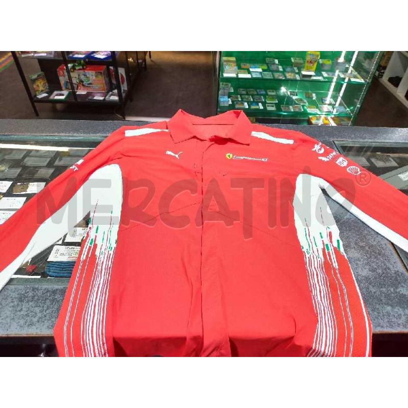 CAMICIA SPORTIVA SCUDERIA FERRARI COMPETIZIONI GT PUMA TG M | Mercatino dell'Usato Moncalieri bengasi 1