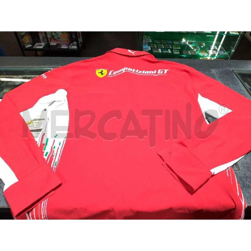 CAMICIA SPORTIVA SCUDERIA FERRARI COMPETIZIONI GT PUMA TG M | Mercatino dell'Usato Moncalieri bengasi 5