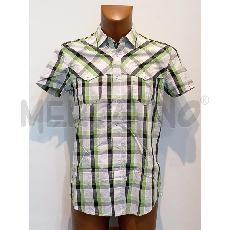 CAMICIA UOMO ANTONY MORATOM MEZZA MANICA VERDE A QUADRI  | Mercatino dell'Usato Moncalieri bengasi 1