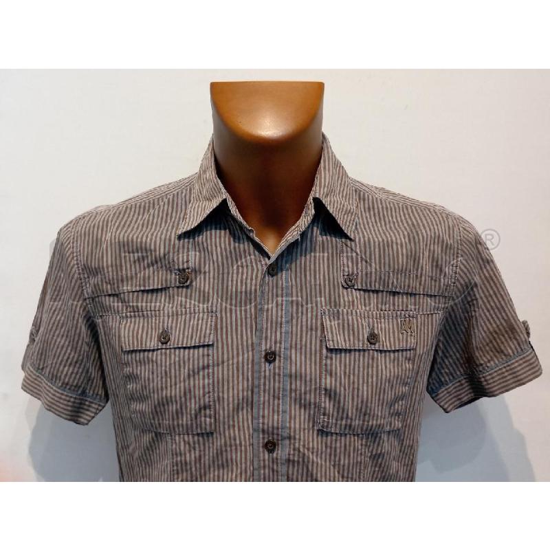 CAMICIA UOMO ANTONY MORATO RIGHE GRIGIO MARRONI | Mercatino dell'Usato Moncalieri bengasi 4