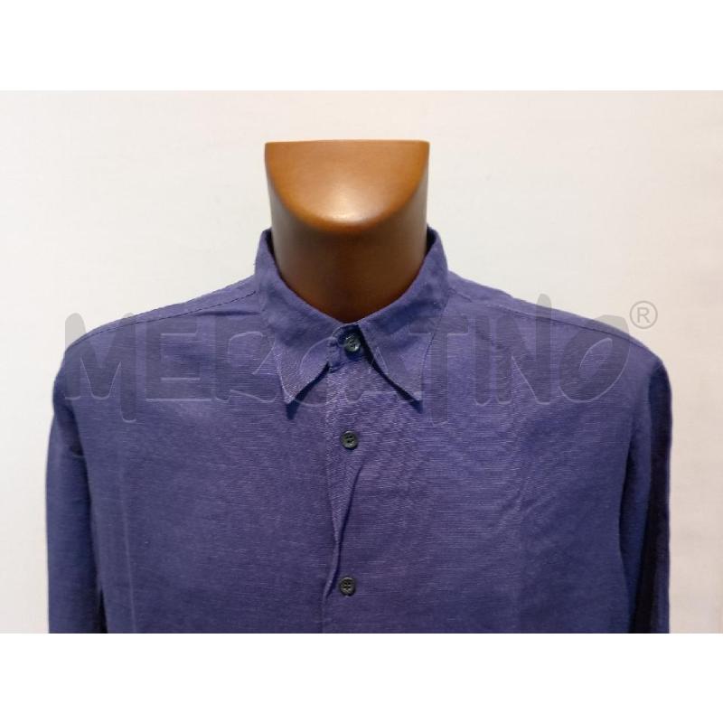 CAMICIA UOMO ARMANI JEANS BLU  | Mercatino dell'Usato Moncalieri bengasi 4