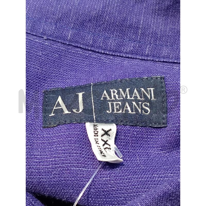 CAMICIA UOMO ARMANI JEANS BLU  | Mercatino dell'Usato Moncalieri bengasi 5