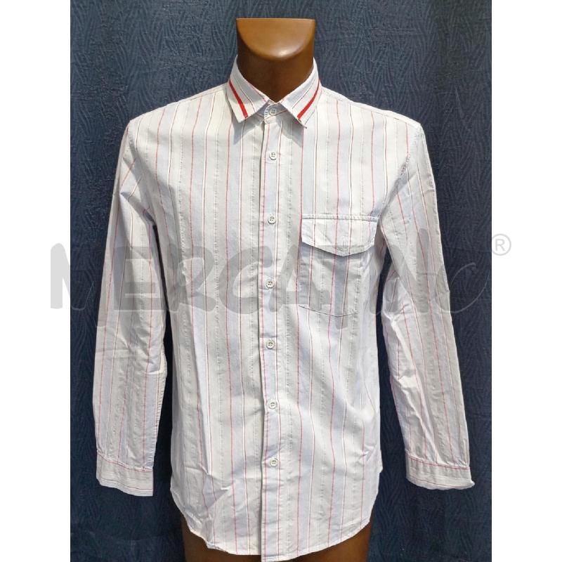 CAMICIA UOMO ARMANI JEANS GRIGIA RIGHE | Mercatino dell'Usato Moncalieri bengasi 1