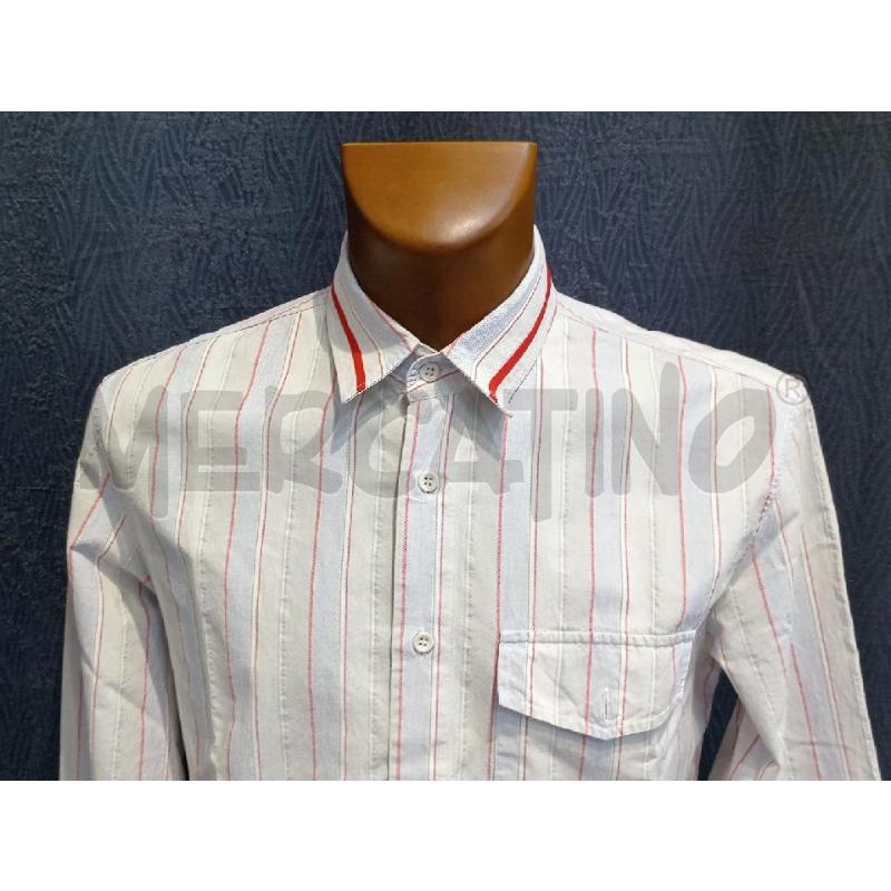 CAMICIA UOMO ARMANI JEANS GRIGIA RIGHE | Mercatino dell'Usato Moncalieri bengasi 4