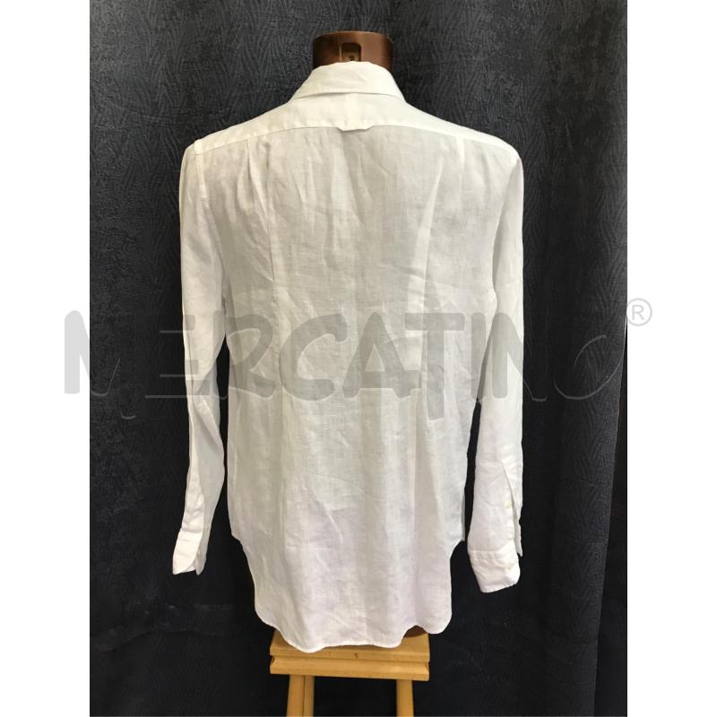 CAMICIA UOMO BOGGI BIANCA LINO | Mercatino dell'Usato Moncalieri bengasi 2