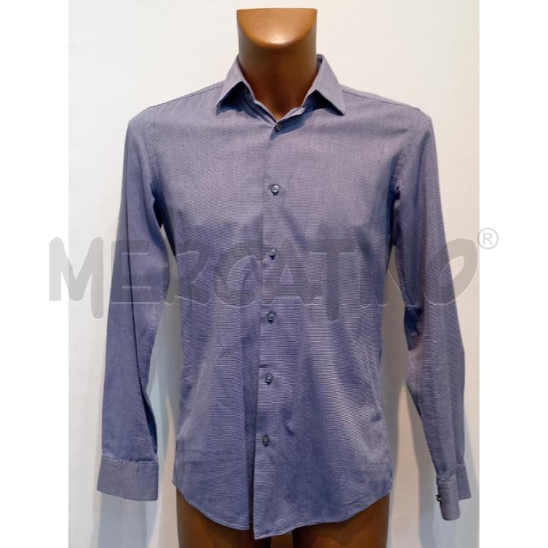 CAMICIA UOMO BOSS BLU PUNTINI | Mercatino dell'Usato Moncalieri bengasi 1