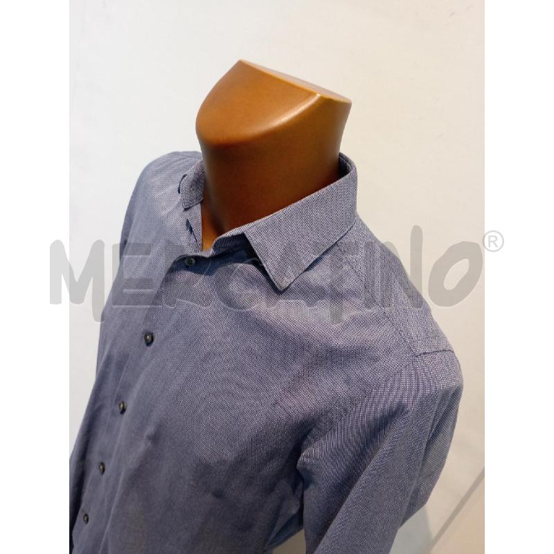 CAMICIA UOMO BOSS BLU PUNTINI | Mercatino dell'Usato Moncalieri bengasi 4