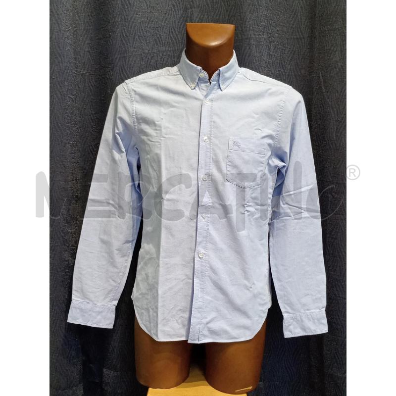 CAMICIA UOMO BURBERRY AZZURRA  | Mercatino dell'Usato Moncalieri bengasi 1