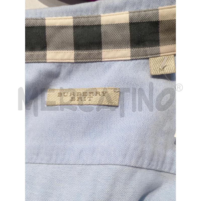 CAMICIA UOMO BURBERRY AZZURRA  | Mercatino dell'Usato Moncalieri bengasi 5