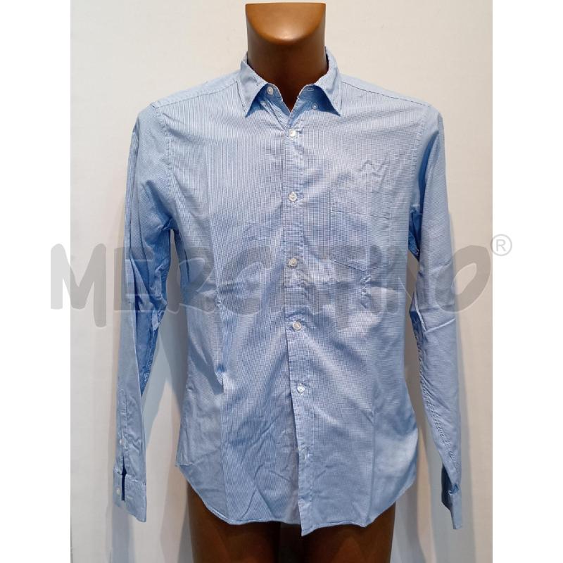 CAMICIA UOMO BURBERRY A QUADRATINI AZZURRO E BIANCO  | Mercatino dell'Usato Moncalieri bengasi 1