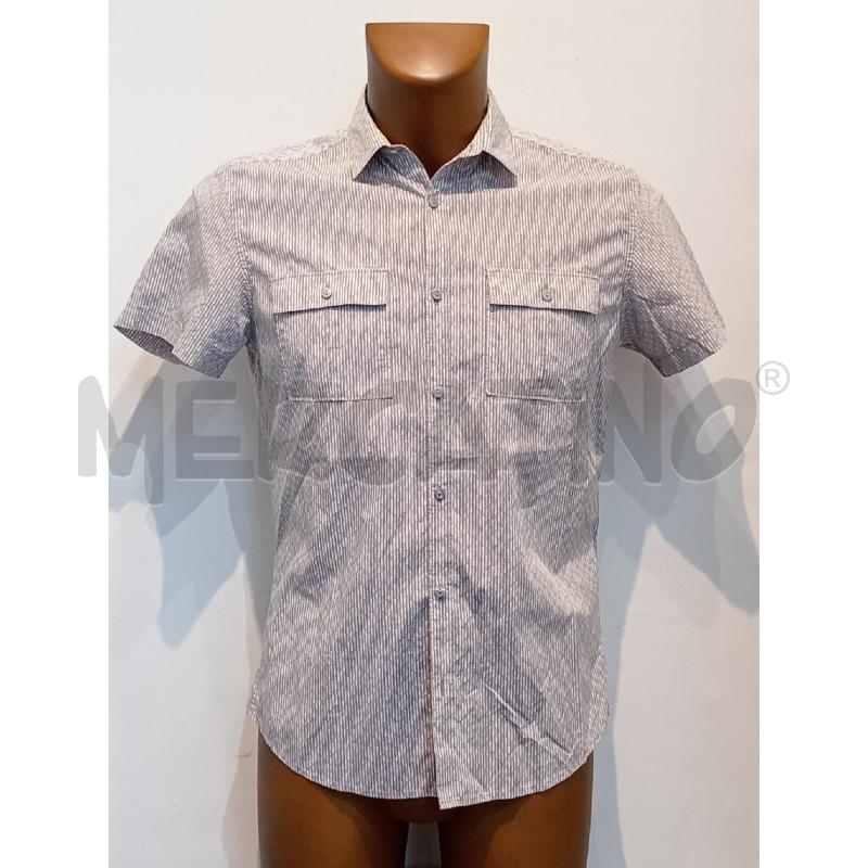 CAMICIA UOMO CALVIN KLEIN MANICA CORTA GRIGIA | Mercatino dell'Usato Moncalieri bengasi 1