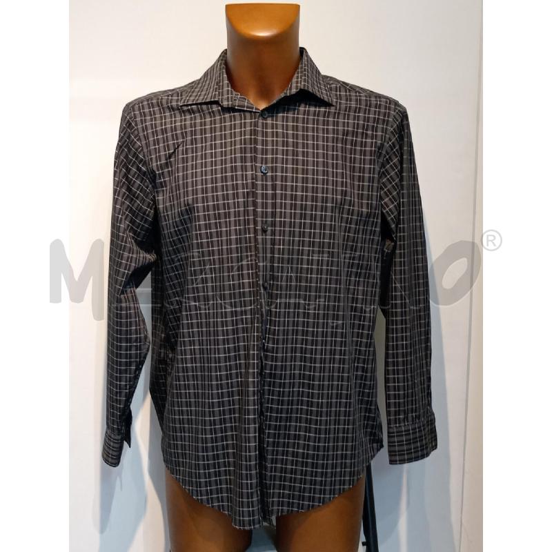 CAMICIA UOMO CALVIN KLEIN QUADRETTI NERO GRIGIA | Mercatino dell'Usato Moncalieri bengasi 1