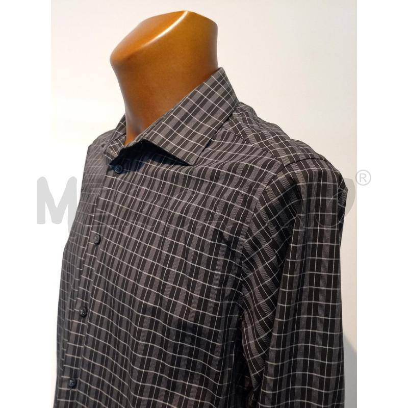 CAMICIA UOMO CALVIN KLEIN QUADRETTI NERO GRIGIA | Mercatino dell'Usato Moncalieri bengasi 3