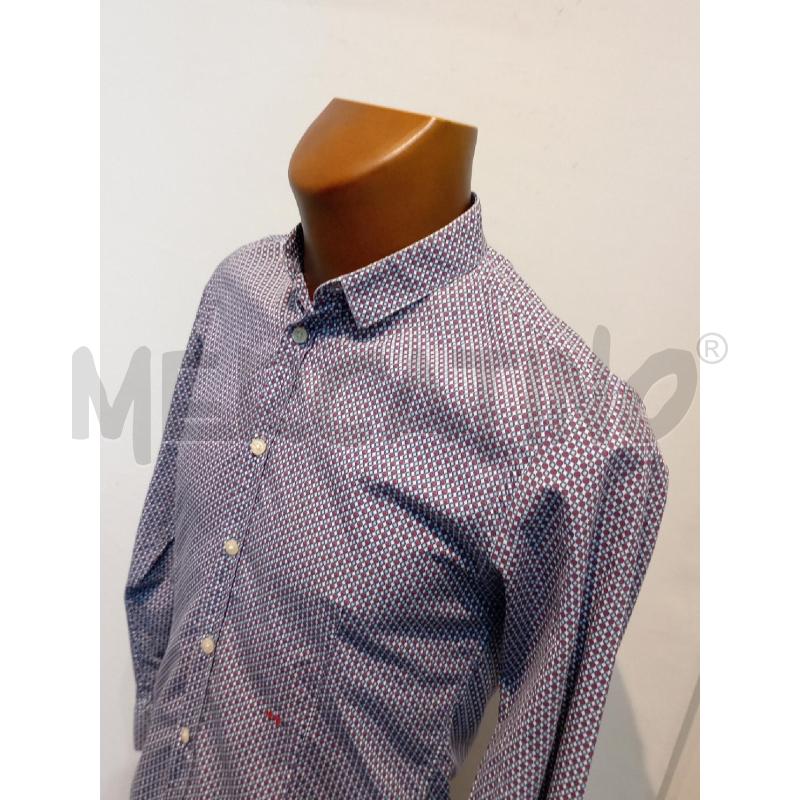 CAMICIA UOMO DAVID NAMAN BLU E ROSSA CERCIETTI  | Mercatino dell'Usato Moncalieri bengasi 3