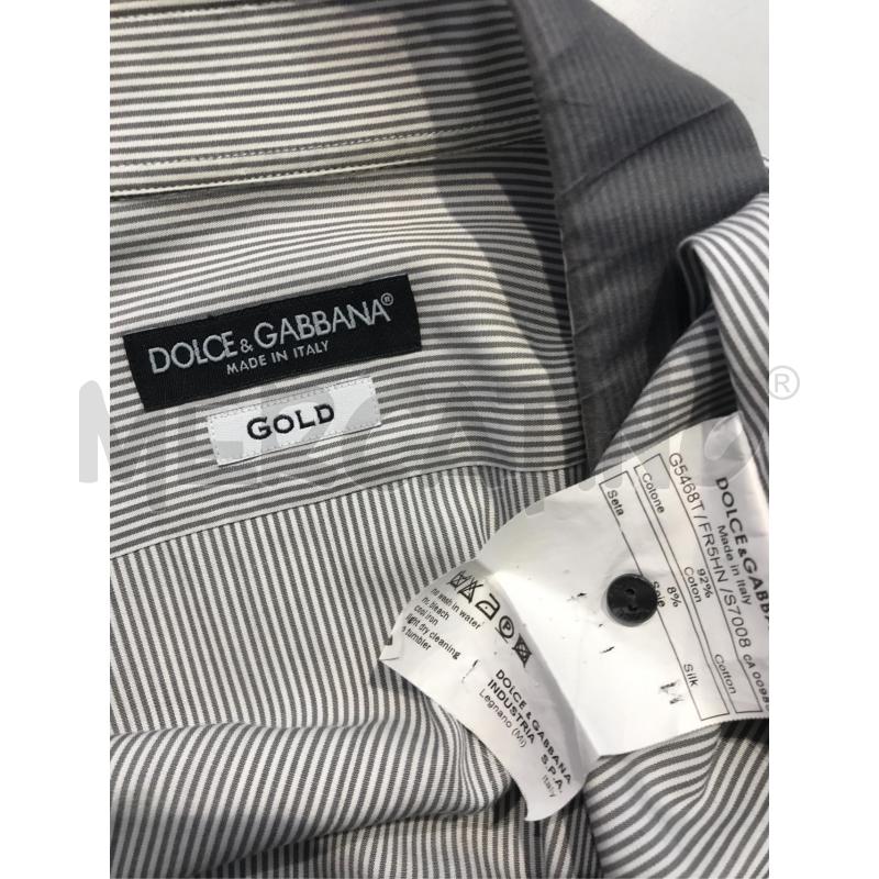 CAMICIA UOMO DOLCE GABBANA GRIGIO RIGHE | Mercatino dell'Usato Moncalieri bengasi 5