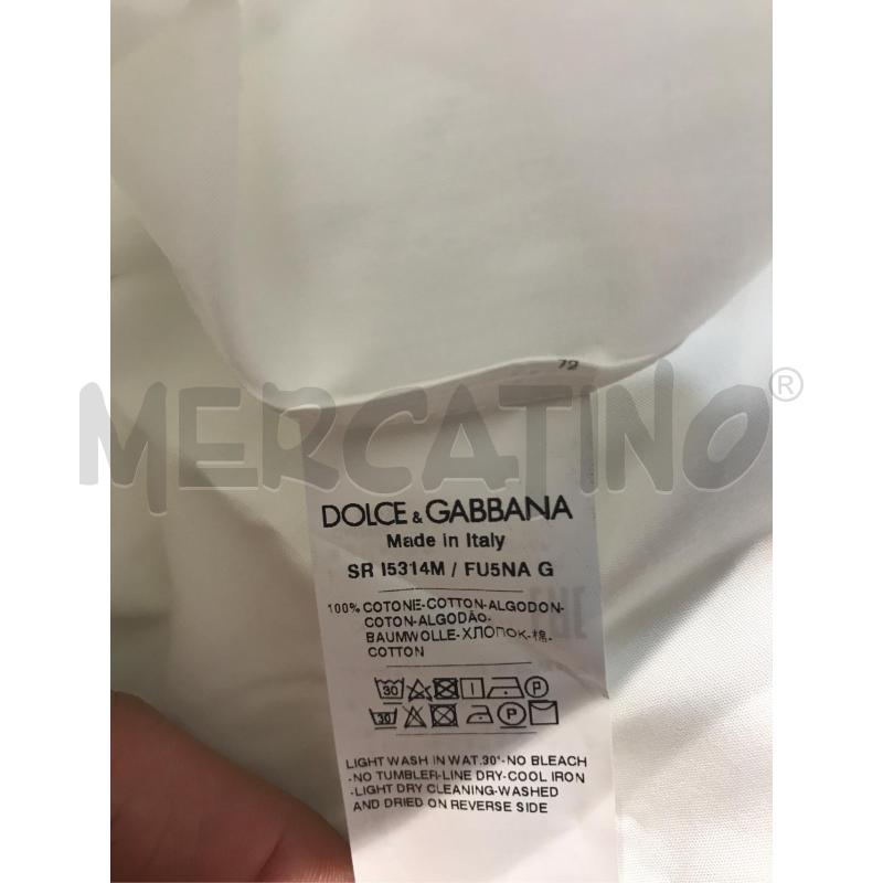 CAMICIA UOMO DOLCE & GABBANA BIANCA | Mercatino dell'Usato Moncalieri bengasi 4