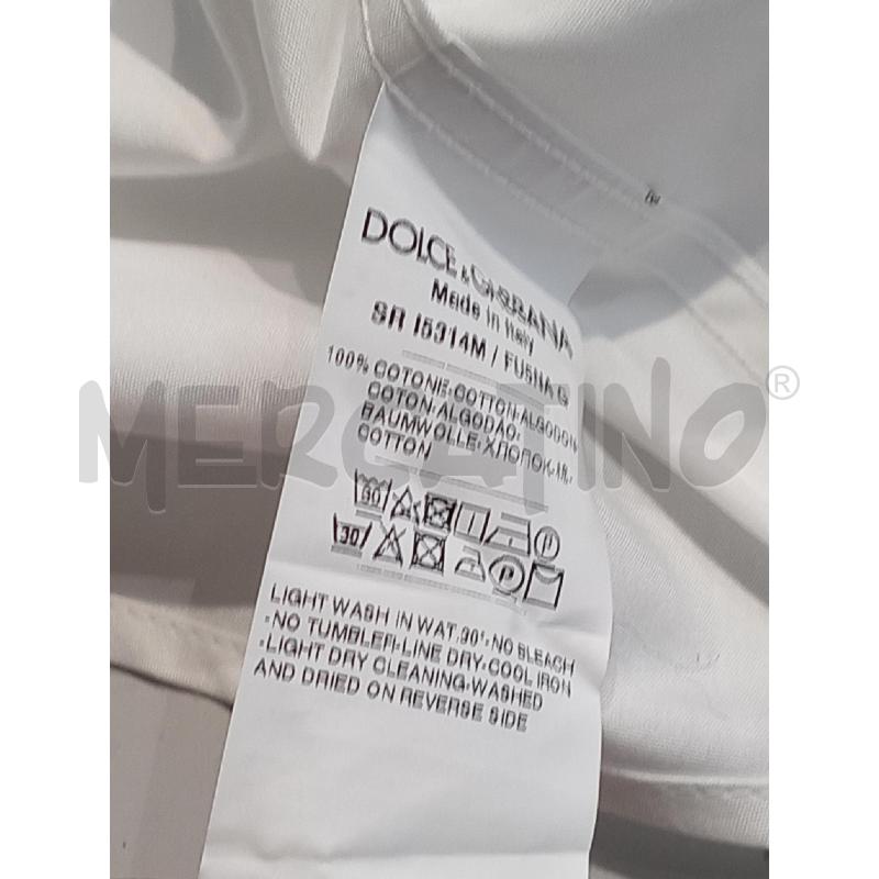 CAMICIA UOMO DOLCE & GABBANA BIANCA 1 | Mercatino dell'Usato Moncalieri bengasi 4