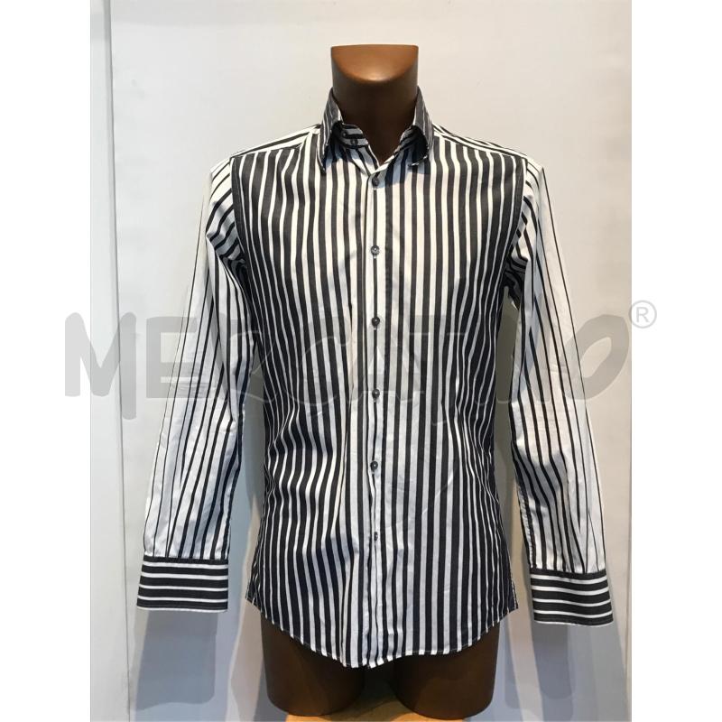 CAMICIA UOMO DOLCE & GABBANA BIANCO NERA RIGHE | Mercatino dell'Usato Moncalieri bengasi 1