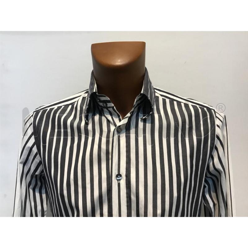 CAMICIA UOMO DOLCE & GABBANA BIANCO NERA RIGHE | Mercatino dell'Usato Moncalieri bengasi 3