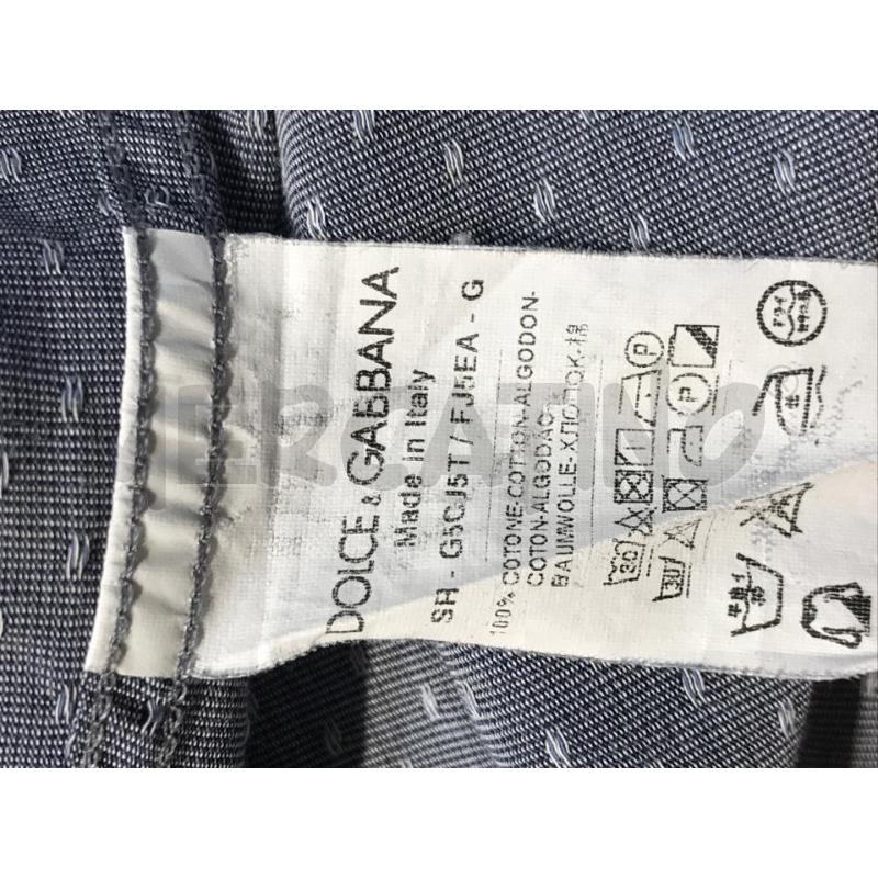 CAMICIA UOMO DOLCE & GABBANA GOLD GRIGIO PUNTINI | Mercatino dell'Usato Moncalieri bengasi 4